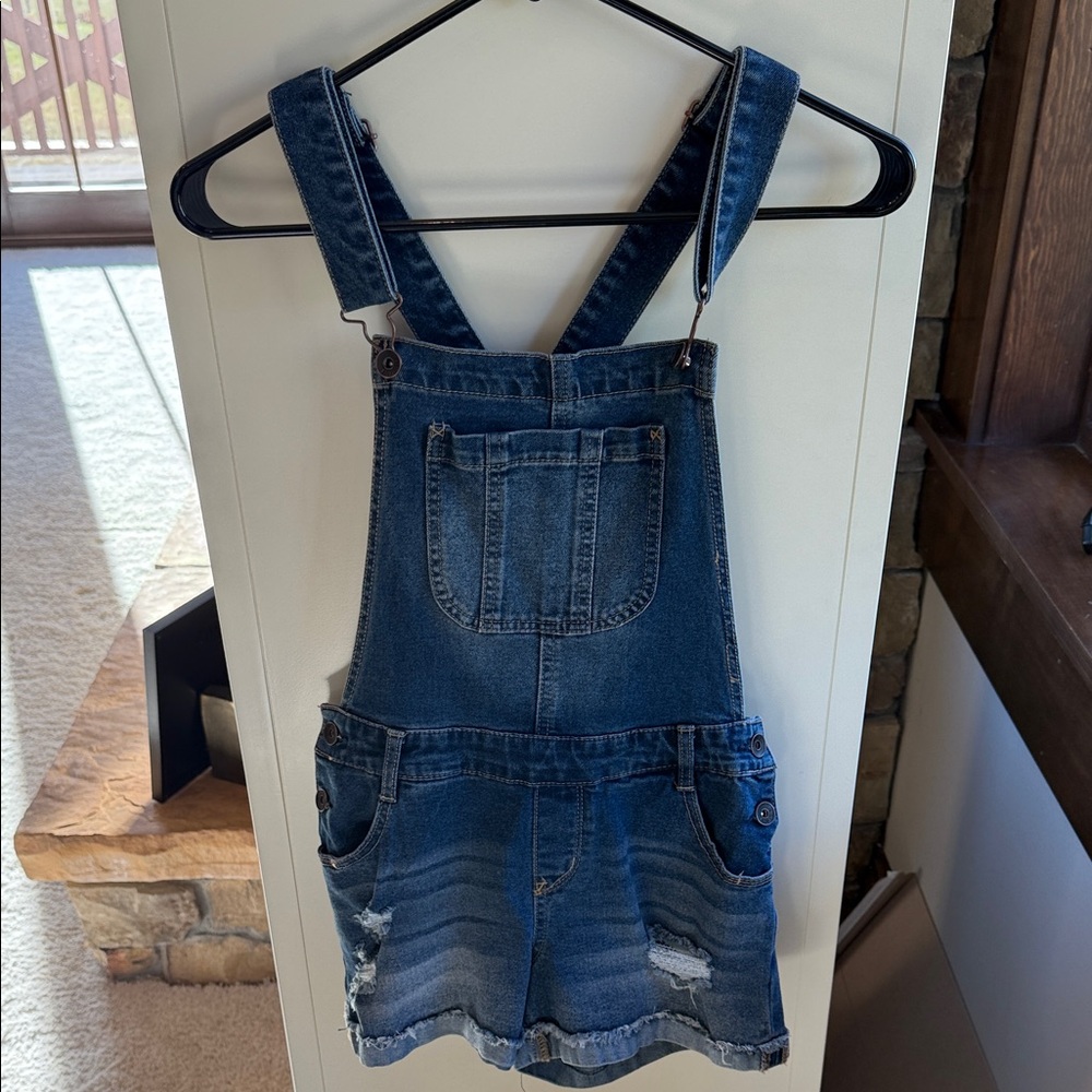 Wallflower Blue Denim Romper